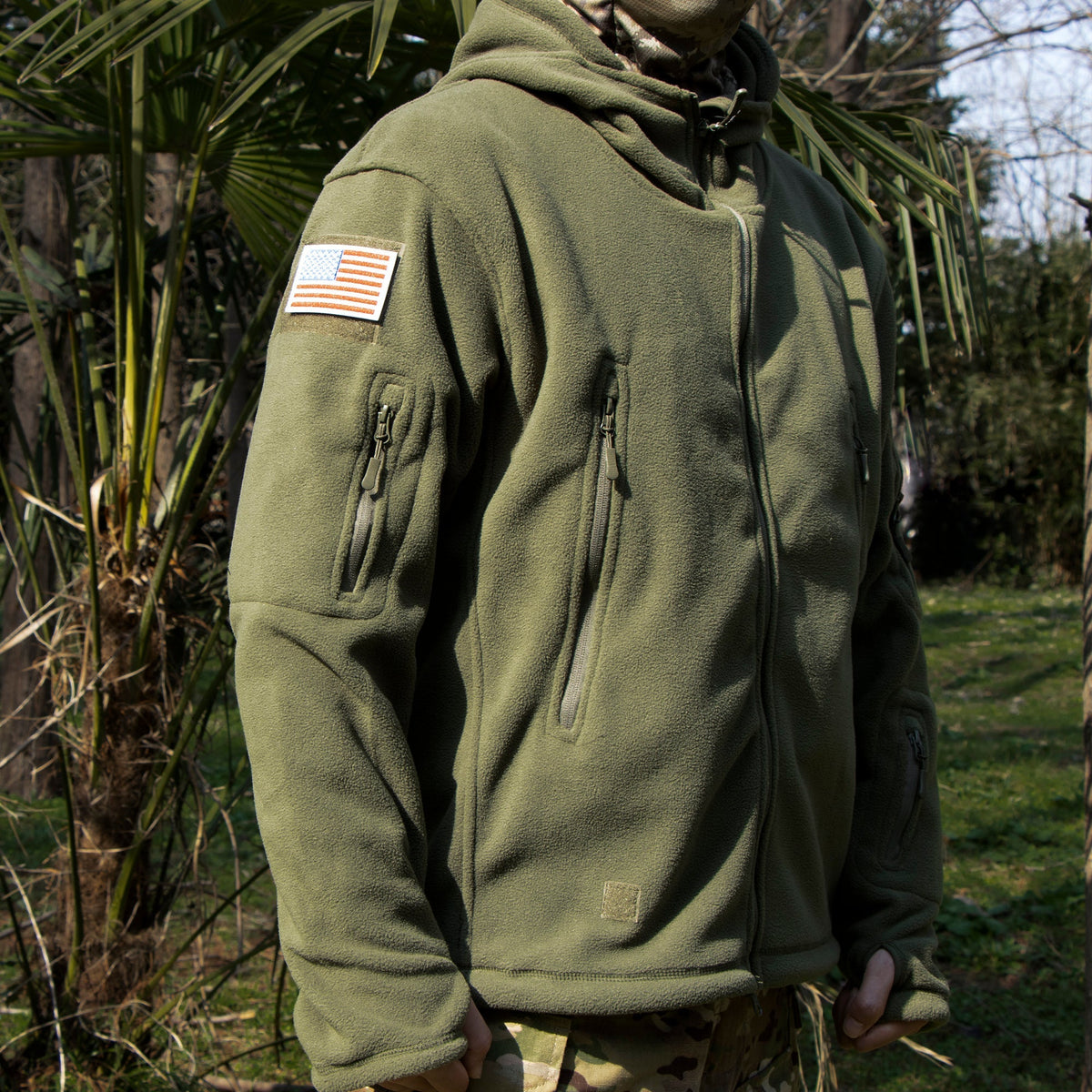 Archon Warme taktische Militärjacke mit Fleecefutter und Kapuze