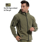 Archon Warme taktische Militärjacke mit Fleecefutter und Kapuze