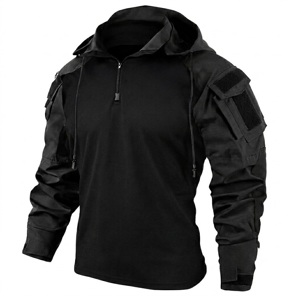 CombatEdge™ – Taktisches Langarmshirt mit Kapuze für Herren