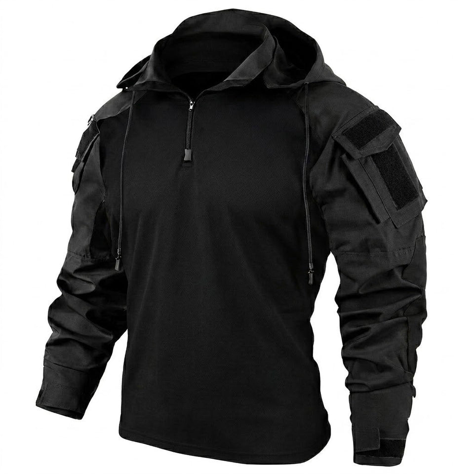 CombatEdge™ – Taktisches Langarmshirt mit Kapuze für Herren