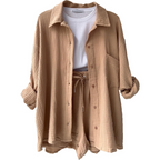 LEONIE | Conjunto de algodón cómodo para looks relajados de diario