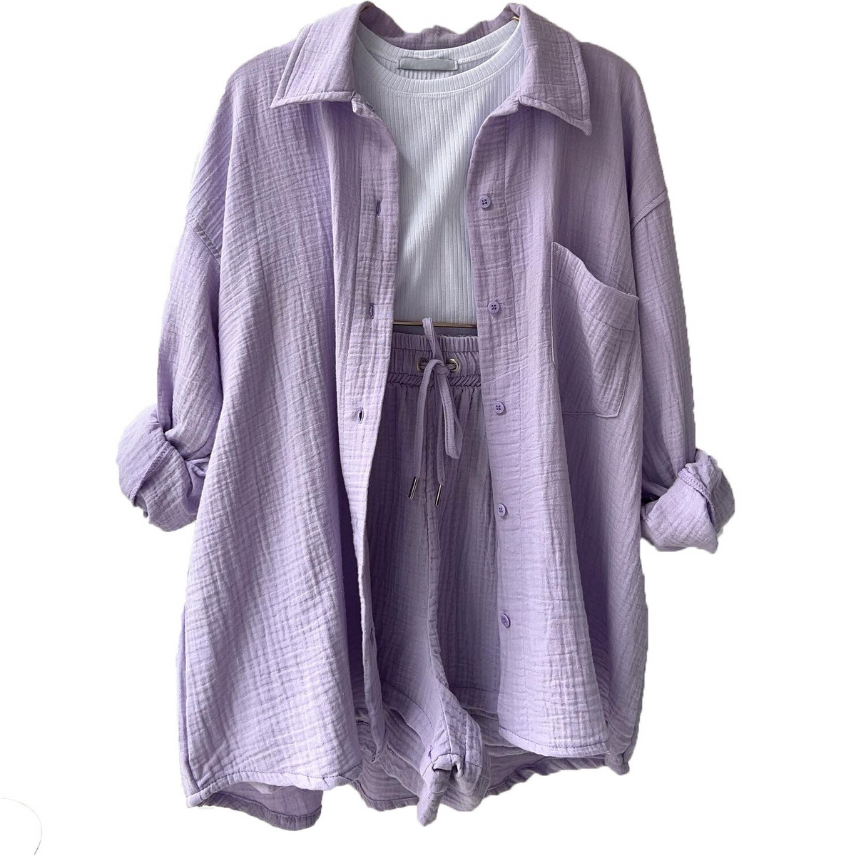 LEONIE | Conjunto de algodón cómodo para looks relajados de diario