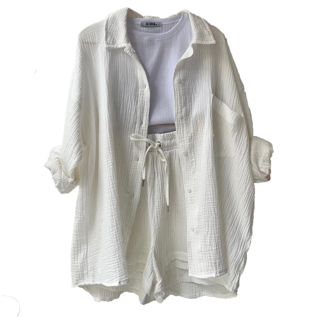 LEONIE | Conjunto de algodón cómodo para looks relajados de diario