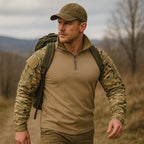 G3 Pro Rapid Assault Combat-Shirt mit funktionalen Taschen und Tarnmuster