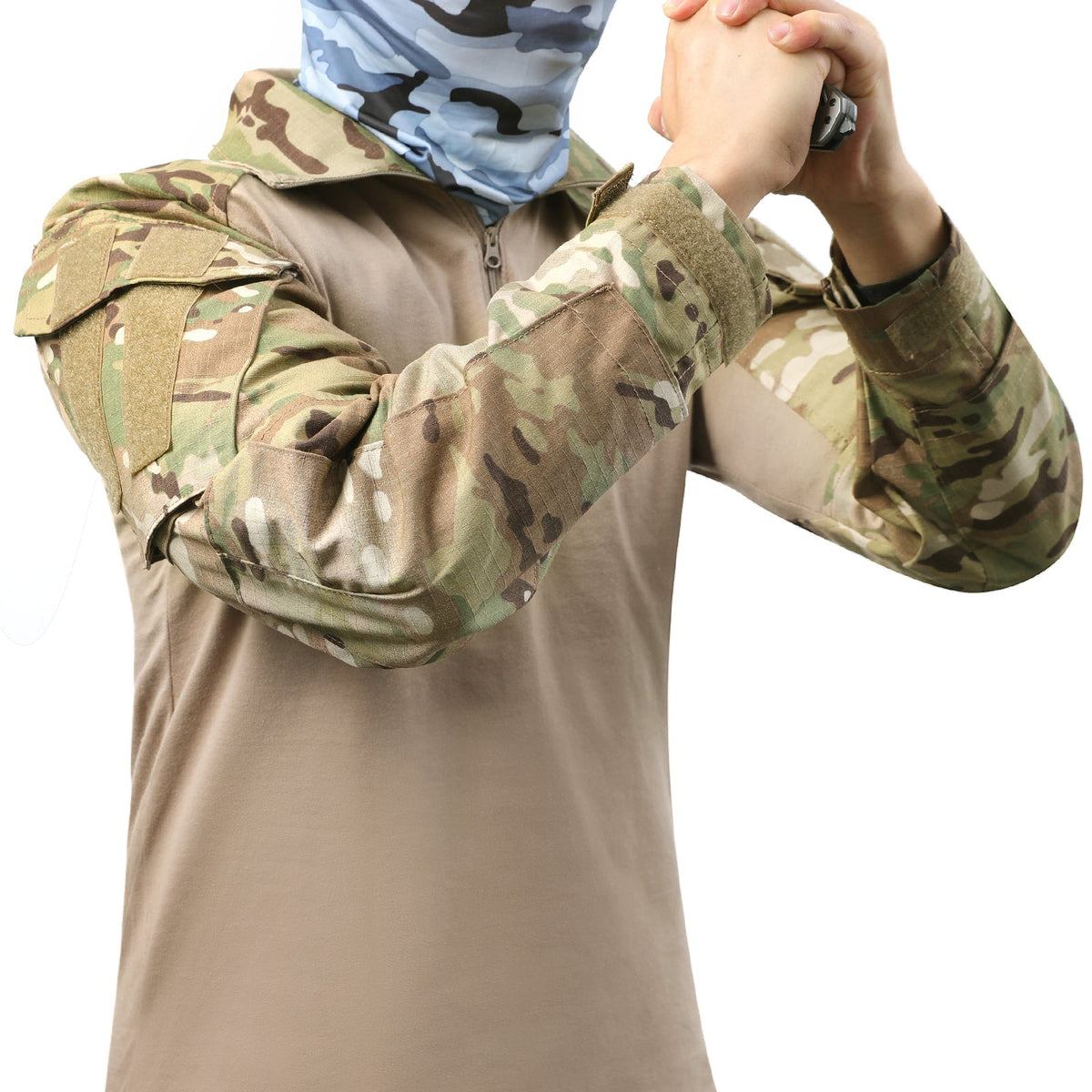 G3 Pro Rapid Assault Combat-Shirt mit funktionalen Taschen und Tarnmuster
