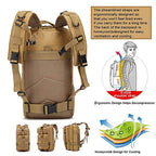FieldPack™ – Taktischer Outdoor-Rucksack mit MOLLE-System