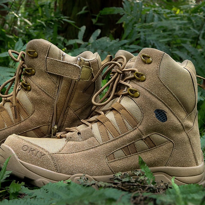 Leichte taktische Militär-Outdoorstiefel für Herren mit hohem Schaft