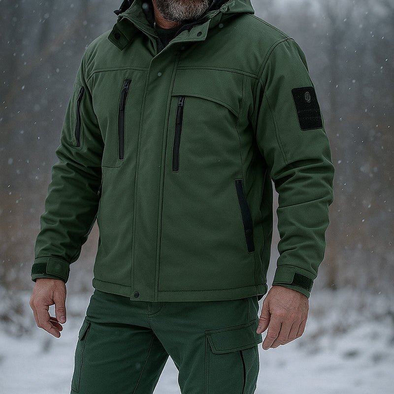 Wasserdichte taktische Softshell-Uniform für Herren mit warmem Fleecefutter