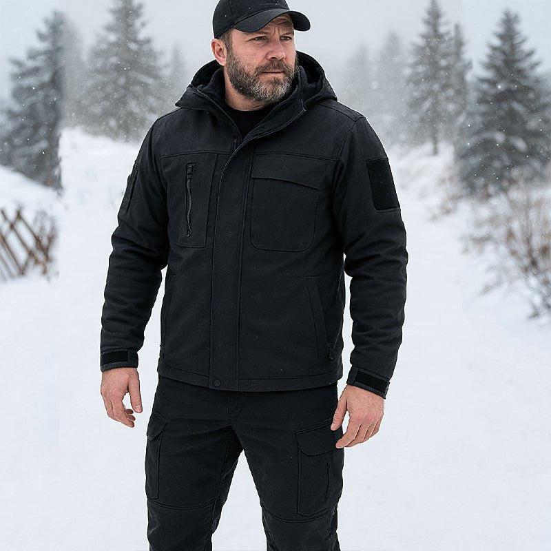 Wasserdichte taktische Softshell-Uniform für Herren mit warmem Fleecefutter