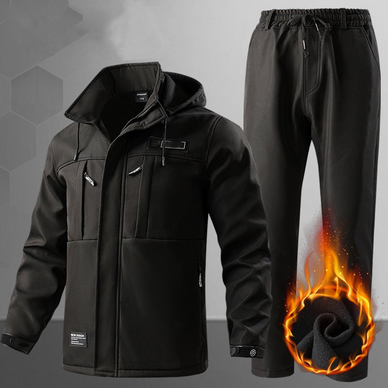 Wasserdichte taktische Softshell-Uniform für Herren mit warmem Fleecefutter