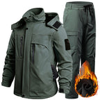 Wasserdichte taktische Softshell-Uniform für Herren mit warmem Fleecefutter