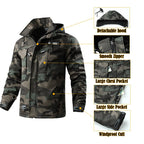 Wasserdichte taktische Softshell-Uniform für Herren mit warmem Fleecefutter