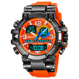 Schwarz/Orange