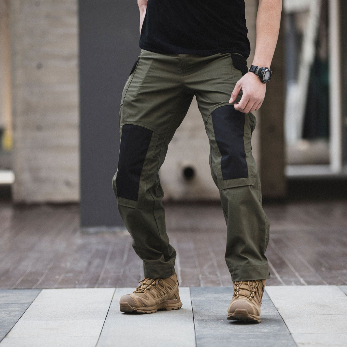 Wasserdichte taktische Ripstop-Cargohose für Herren – urbaner Utility-Stil