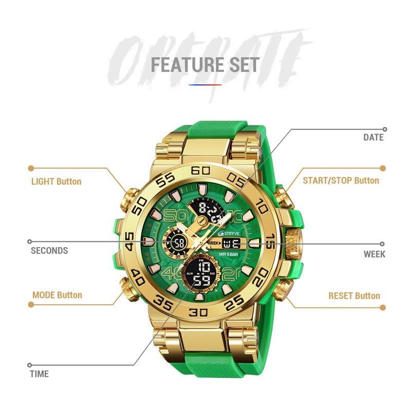StrikeTime™ – Taktische Analog-Digital-Uhr für Herren