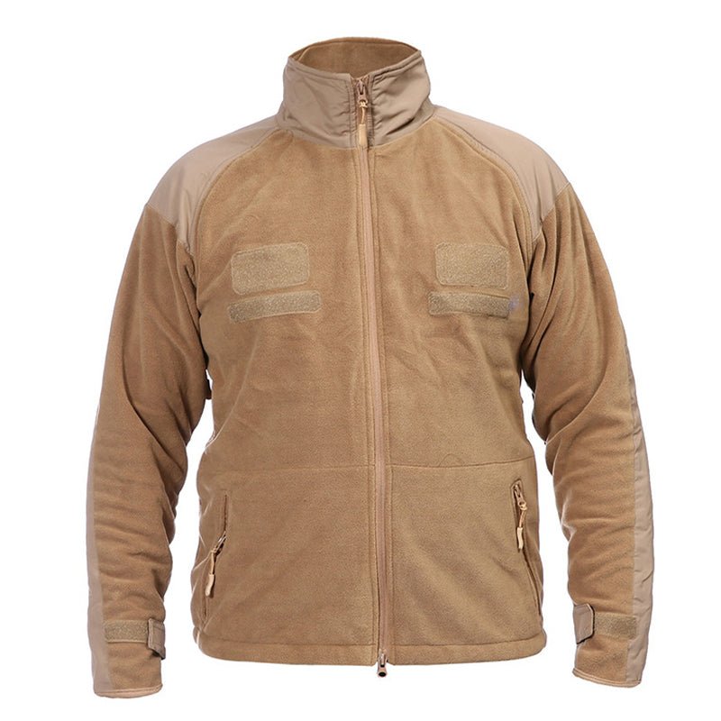 Warme Fleece-Midlayer-Jacke für Outdoor und taktische Einsätze