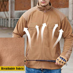 Warme Fleece-Midlayer-Jacke für Outdoor und taktische Einsätze