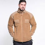 Warme Fleece-Midlayer-Jacke für Outdoor und taktische Einsätze