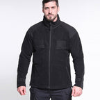 Warme Fleece-Midlayer-Jacke für Outdoor und taktische Einsätze