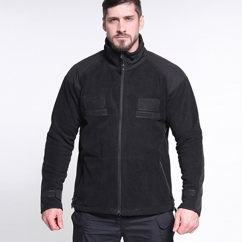 Warme Fleece-Midlayer-Jacke für Outdoor und taktische Einsätze
