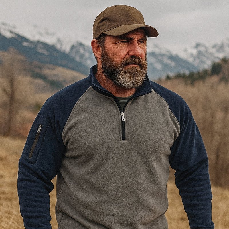 Urbaner warmer Fleece-Pullover-Unterwäschemantel